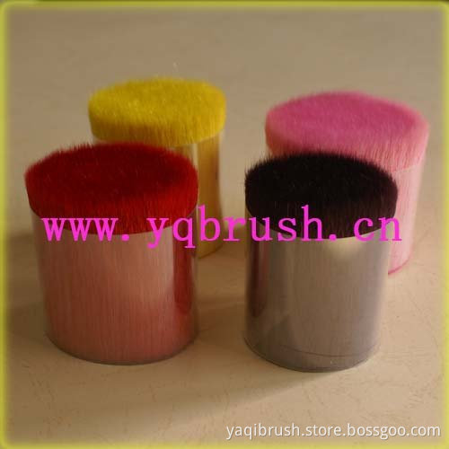 38-89mm dyed goat hair 012 for cosmetic use,black,yellow,red,pink